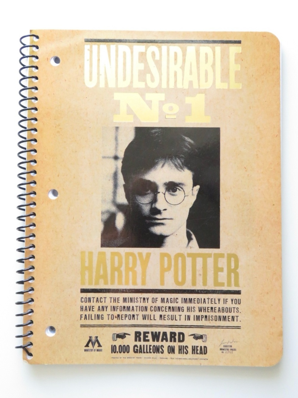 NWOT Harry Potter notebook